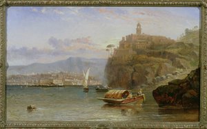 Na wybrzeżu Amalfi o zmierzchu